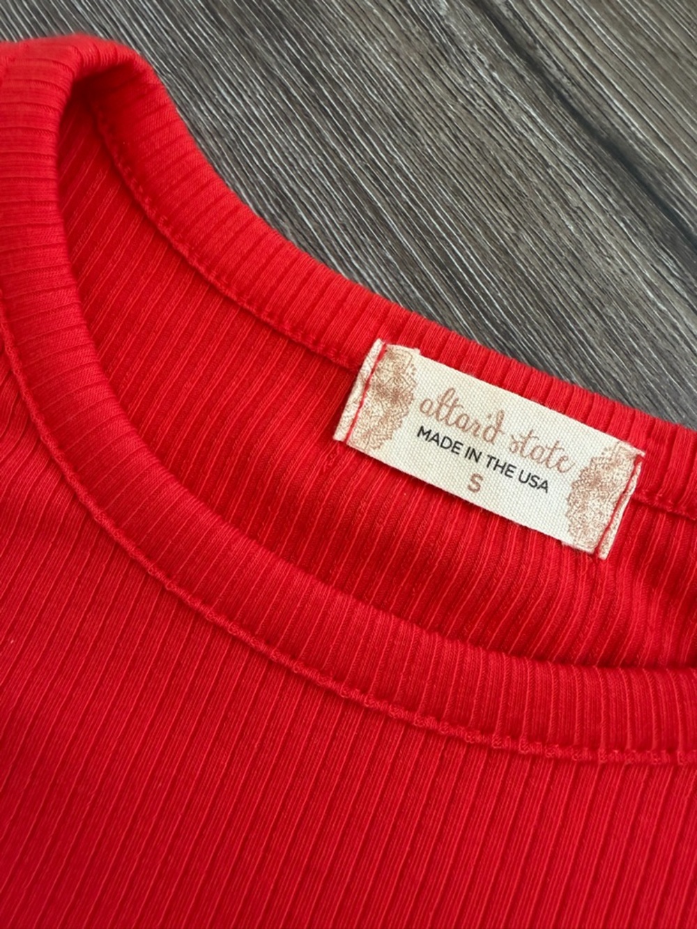 Altar'd State Ribbed Baby Tee - Picture 2 of 4